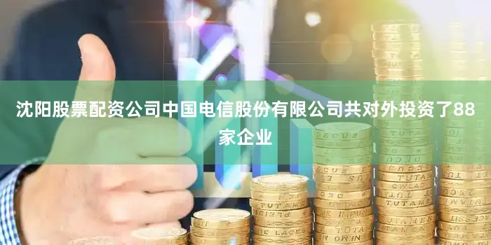 沈阳股票配资公司中国电信股份有限公司共对外投资了88家企业